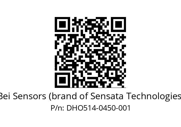  DHO5_14//RG59//00450//G6R// Bei Sensors (brand of Sensata Technologies) DHO514-0450-001