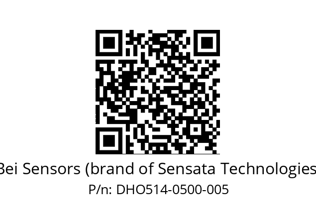  DHO5_14//RP59//00500//G3R020// Bei Sensors (brand of Sensata Technologies) DHO514-0500-005