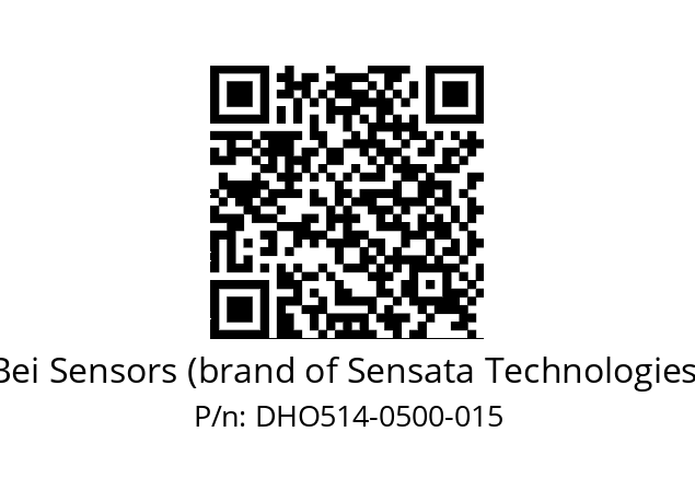  DHO5_14//RG29//00500//G8R//--DD-- Bei Sensors (brand of Sensata Technologies) DHO514-0500-015