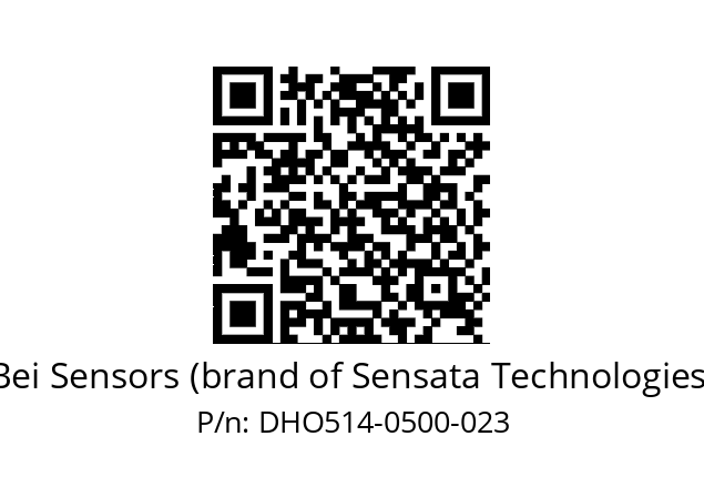  DHO5_14//RG51//00500//G6R//--DD-- Bei Sensors (brand of Sensata Technologies) DHO514-0500-023