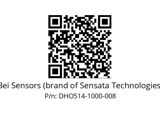  DHO5_14//5GT2//01000//G2R// Bei Sensors (brand of Sensata Technologies) DHO514-1000-008