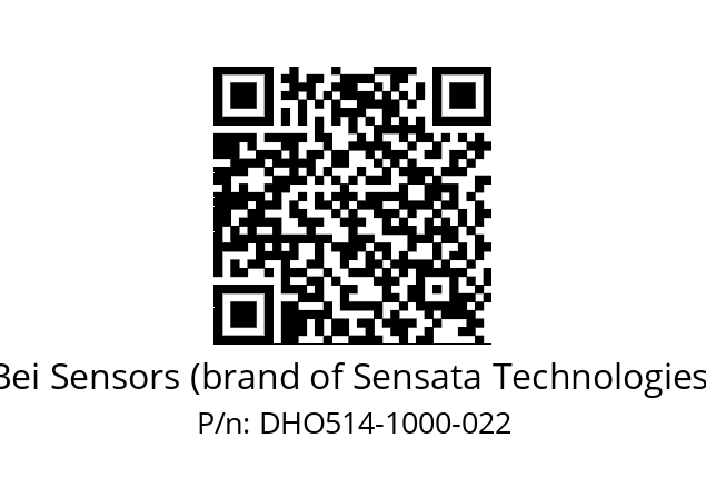  DHO5_14//RG59//01000//GPR010//--DD-- Bei Sensors (brand of Sensata Technologies) DHO514-1000-022