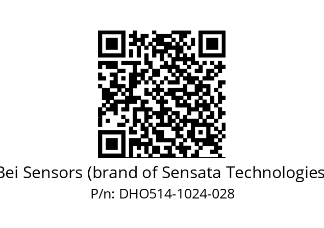  DHO5_14//RG29//01024//G3R020// Bei Sensors (brand of Sensata Technologies) DHO514-1024-028