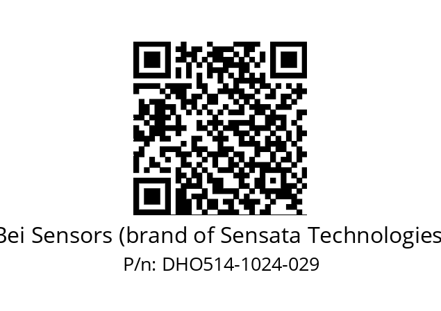  DHO5_14//2G29//01024//G3R020//--DS-- Bei Sensors (brand of Sensata Technologies) DHO514-1024-029