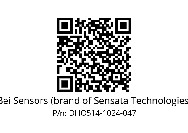  DHO5_14//RG29//01024//G3R020//--DD-- Bei Sensors (brand of Sensata Technologies) DHO514-1024-047