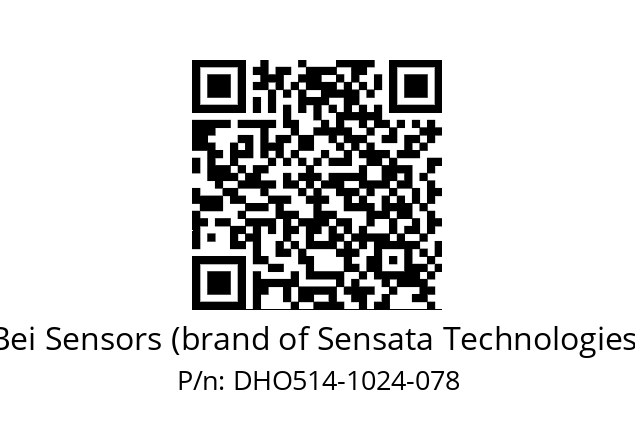  DHO5_14//RP58//01024//G3R020//--DR-- Bei Sensors (brand of Sensata Technologies) DHO514-1024-078