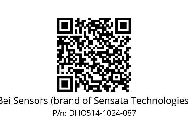  DHO5_14//5GT9//01024//G3R030//--DD-- Bei Sensors (brand of Sensata Technologies) DHO514-1024-087