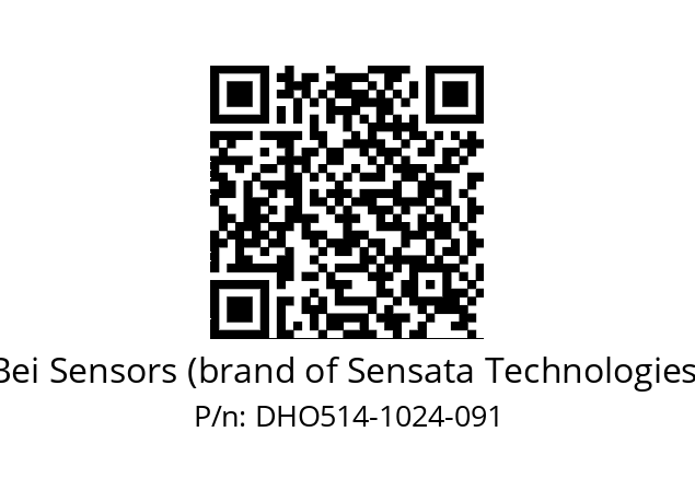  DHO5_14//RP29//01024//G6R//--DD-- Bei Sensors (brand of Sensata Technologies) DHO514-1024-091