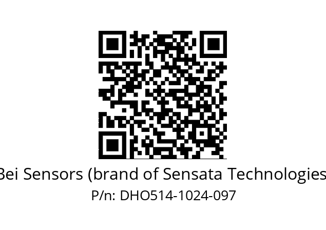  DHO5_14//RG58//01024//GFR//--DP-- Bei Sensors (brand of Sensata Technologies) DHO514-1024-097