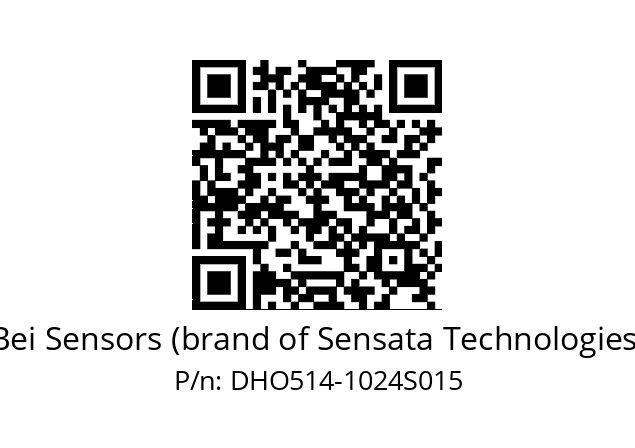  DHO5S14//2G29//01024//G3R008/0L/--DD-- Bei Sensors (brand of Sensata Technologies) DHO514-1024S015