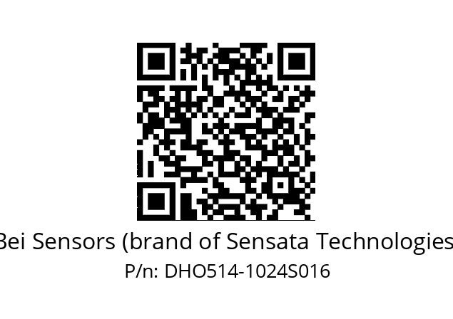  DHO5S14//RG29//01024//G3R003/0L/--DD Bei Sensors (brand of Sensata Technologies) DHO514-1024S016