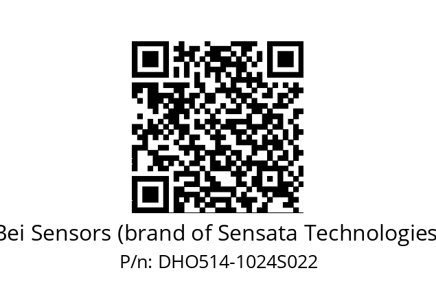  DHO5S14//RG29//01024//G3R060/06/ Bei Sensors (brand of Sensata Technologies) DHO514-1024S022