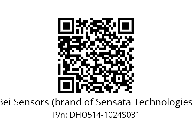  DHO5S14//RG59//01024//G3R002/0B/ Bei Sensors (brand of Sensata Technologies) DHO514-1024S031