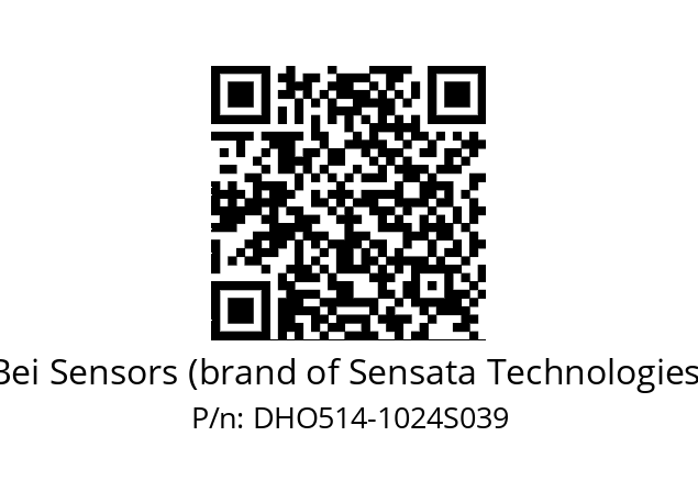  DHO5S14/OM/RG59//01024//G6R// Bei Sensors (brand of Sensata Technologies) DHO514-1024S039