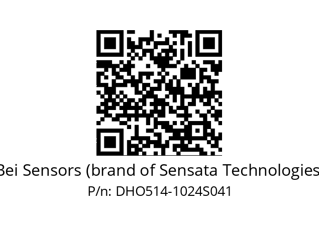  DHO5S14/OM/RG29//01024//G3R020// Bei Sensors (brand of Sensata Technologies) DHO514-1024S041