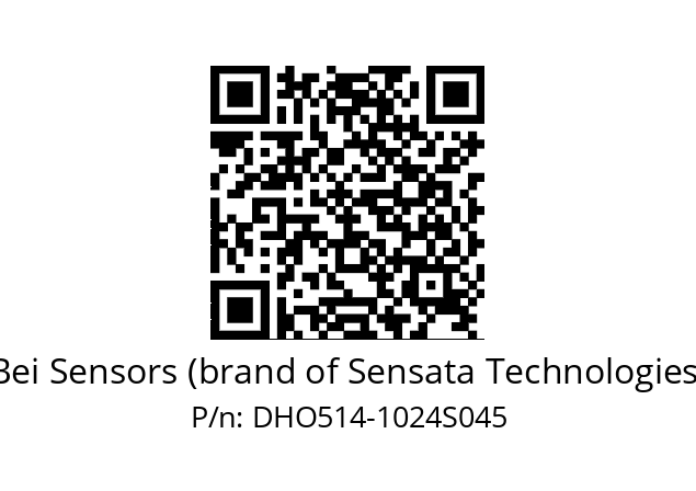  DHO5S14//RG59//01024//G3R015/0B/--DD-- Bei Sensors (brand of Sensata Technologies) DHO514-1024S045