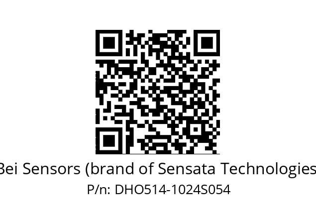  DHO5S14//RG59//01024//G3R020/0B/--DD-- Bei Sensors (brand of Sensata Technologies) DHO514-1024S054