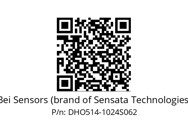  DHO5S14/OM/RG59//01024//G6R//--DK-- Bei Sensors (brand of Sensata Technologies) DHO514-1024S062