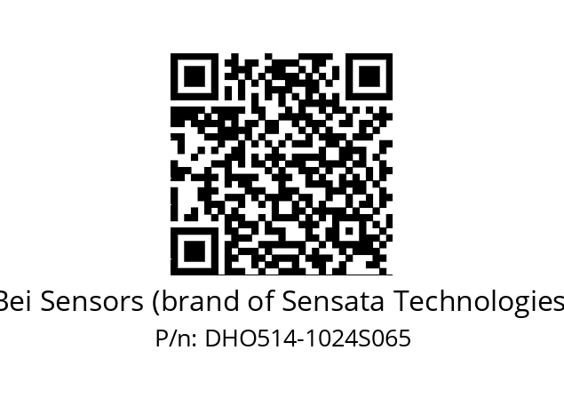  DHO5S14/HT/RG59//01024//G3R003/0B/--DG-- Bei Sensors (brand of Sensata Technologies) DHO514-1024S065