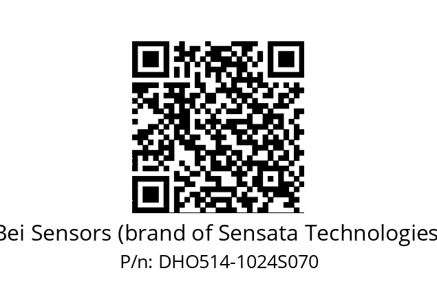  DHO5S14/OM/2G29//01024//G3R020//--DK-- Bei Sensors (brand of Sensata Technologies) DHO514-1024S070