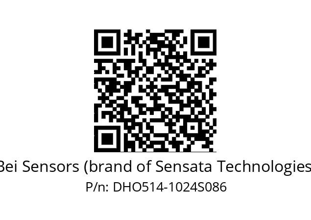  DHO5S14//RG29//01024//G3R030/0E/--DD-- Bei Sensors (brand of Sensata Technologies) DHO514-1024S086