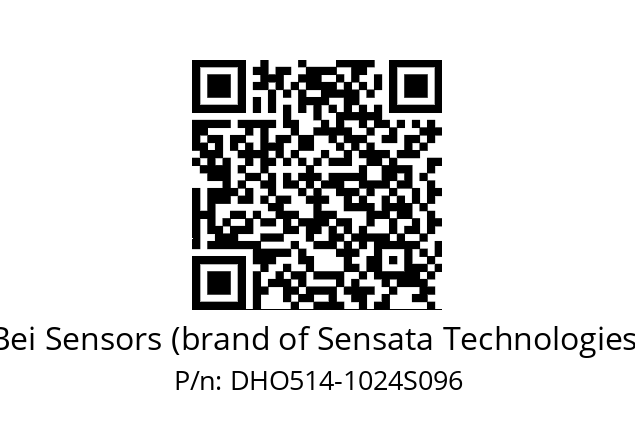  DHO5S14/02/RG29//01024//G6R//--DD-- Bei Sensors (brand of Sensata Technologies) DHO514-1024S096