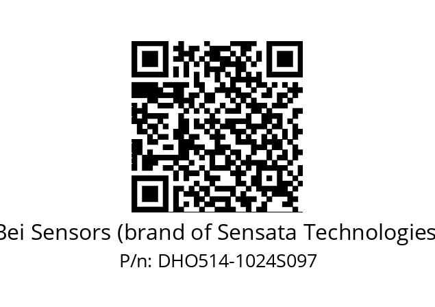  DHO5S14/HT/RG59//01024//G3R010//--DG-- Bei Sensors (brand of Sensata Technologies) DHO514-1024S097