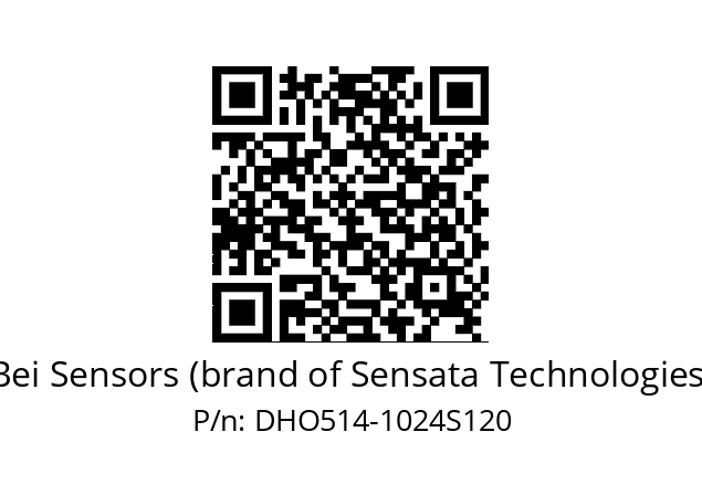  DHO5S14/OM/RG59//01024//G3R010//--DK-- Bei Sensors (brand of Sensata Technologies) DHO514-1024S120