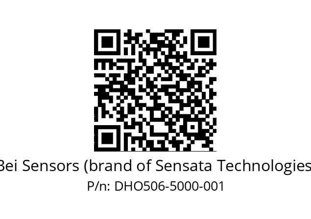  DHO5_06//RG51//05000//G3R020//D0DC-- Bei Sensors (brand of Sensata Technologies) DHO506-5000-001