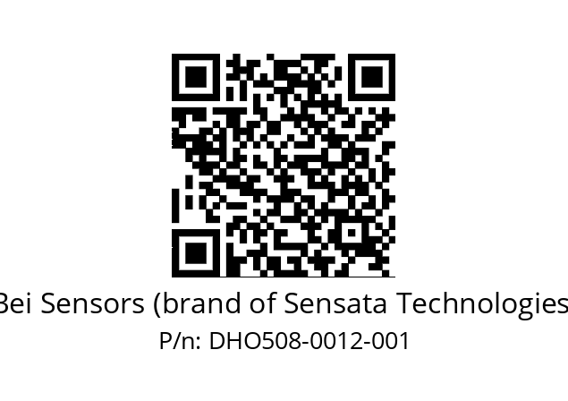  DHO5_08//RG59//00012//G3R020//D0DD-- Bei Sensors (brand of Sensata Technologies) DHO508-0012-001