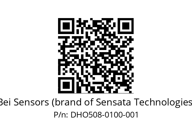  DHO5_08//RG59//00100//G3R020//D0---- Bei Sensors (brand of Sensata Technologies) DHO508-0100-001