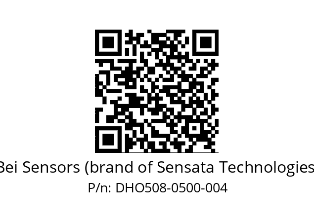  DHO5_08//RG59//00500//G6R//D0---- Bei Sensors (brand of Sensata Technologies) DHO508-0500-004