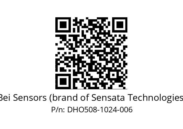  DHO5_08//RG5N//01024//G3R020//D0DD-- Bei Sensors (brand of Sensata Technologies) DHO508-1024-006