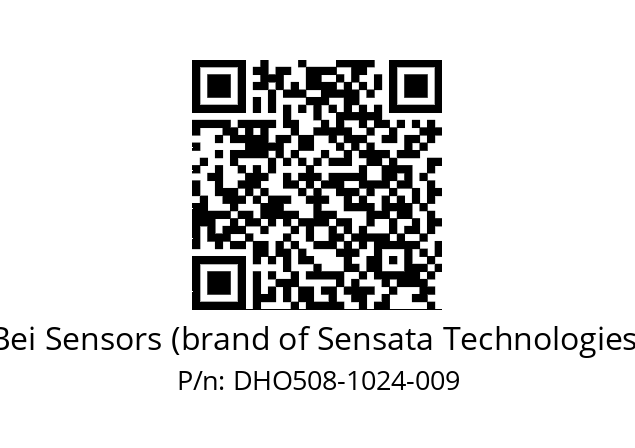  DHO5_08//RG58//01024//G3R020//D0D1-- Bei Sensors (brand of Sensata Technologies) DHO508-1024-009