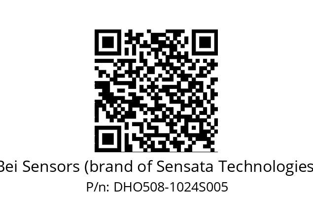  DHO5S08/OM/2G29//01024//G3R020//D0DS-- Bei Sensors (brand of Sensata Technologies) DHO508-1024S005