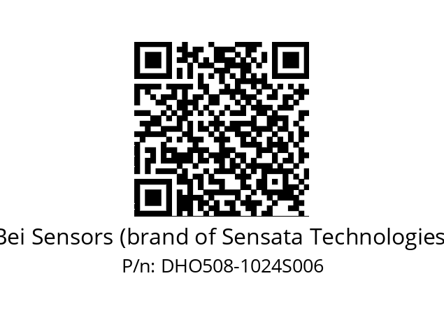  DHO5S08/OM/RG29//01024//G3R003/06/D0---- Bei Sensors (brand of Sensata Technologies) DHO508-1024S006