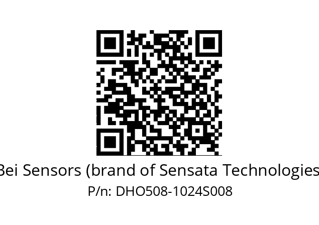  DHO5S08/OM/RG29//01024//G3R003/06/D0DK-- Bei Sensors (brand of Sensata Technologies) DHO508-1024S008