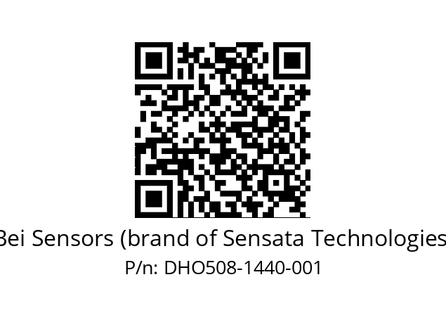  DHO5_08//2G29//01440//G3R020//D0---- Bei Sensors (brand of Sensata Technologies) DHO508-1440-001