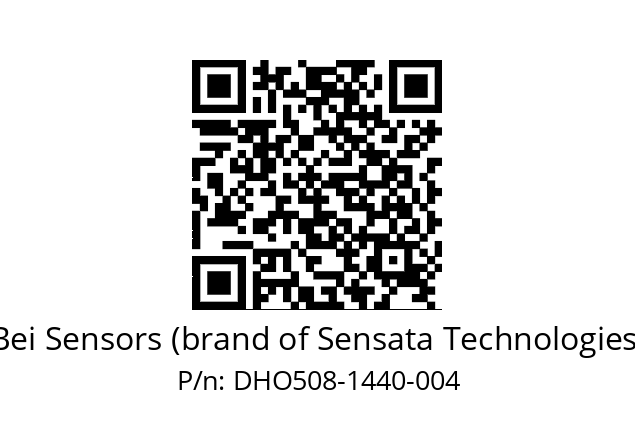  DHO5_08//2G29//01440//G3R020//D0DD-- Bei Sensors (brand of Sensata Technologies) DHO508-1440-004