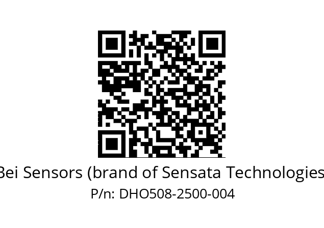  DHO5_08//RG29//02500//G6R//D0---- Bei Sensors (brand of Sensata Technologies) DHO508-2500-004