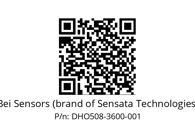  DHO5_08//2G22//03600//G2R//D0---- Bei Sensors (brand of Sensata Technologies) DHO508-3600-001