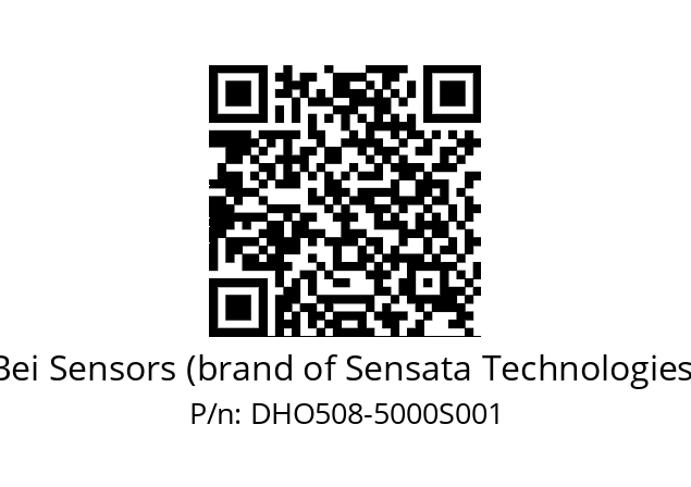  DHO5S08//5GT9//05000//G3R003/06/D0DD-- Bei Sensors (brand of Sensata Technologies) DHO508-5000S001