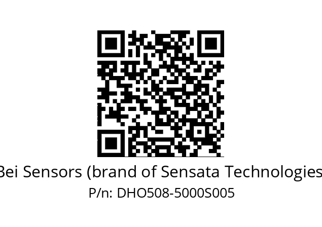  DHO5S08/OM/2G29//05000//G6R//D0DK-- Bei Sensors (brand of Sensata Technologies) DHO508-5000S005