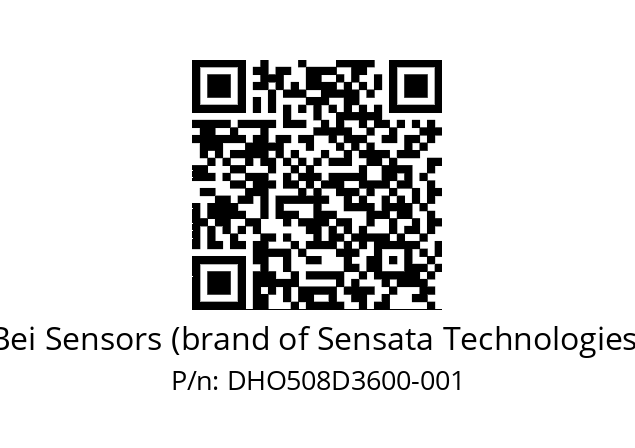  DHO5_08//RG59//36000//G3R020//D0---- Bei Sensors (brand of Sensata Technologies) DHO508D3600-001