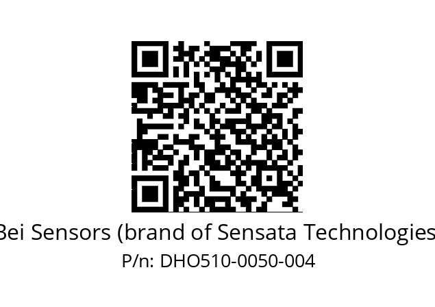  DHO5_10//5GT2//00050//G2R//D0DD-- Bei Sensors (brand of Sensata Technologies) DHO510-0050-004