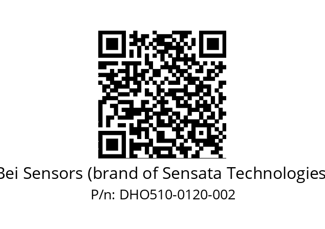  DHO5_10//RG59//00120//G3R050//D0DD-- Bei Sensors (brand of Sensata Technologies) DHO510-0120-002