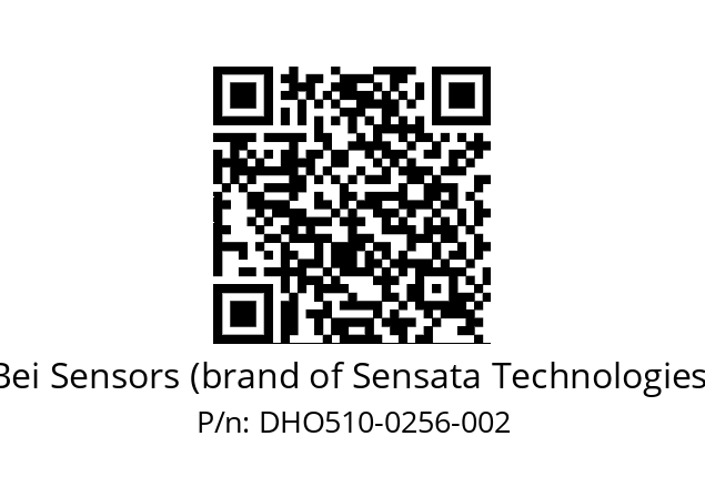  DHO5_10//RG59//00256//G3R050//D0DS Bei Sensors (brand of Sensata Technologies) DHO510-0256-002