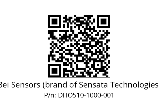  DHO5_10//2G29//01000//G3R020//D0---- Bei Sensors (brand of Sensata Technologies) DHO510-1000-001