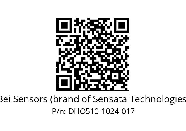  DHO5_10//5GT9//01024//G3R020//D0DD-- Bei Sensors (brand of Sensata Technologies) DHO510-1024-017