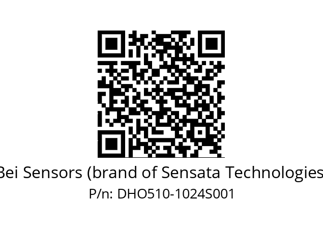  DHO5S10//RG59//01024//G3R005/0B/D0DS-- Bei Sensors (brand of Sensata Technologies) DHO510-1024S001